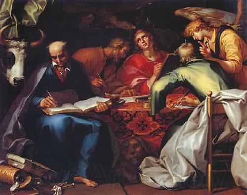 Abraham Bloemaert The Four Evangelists Norge oil painting art